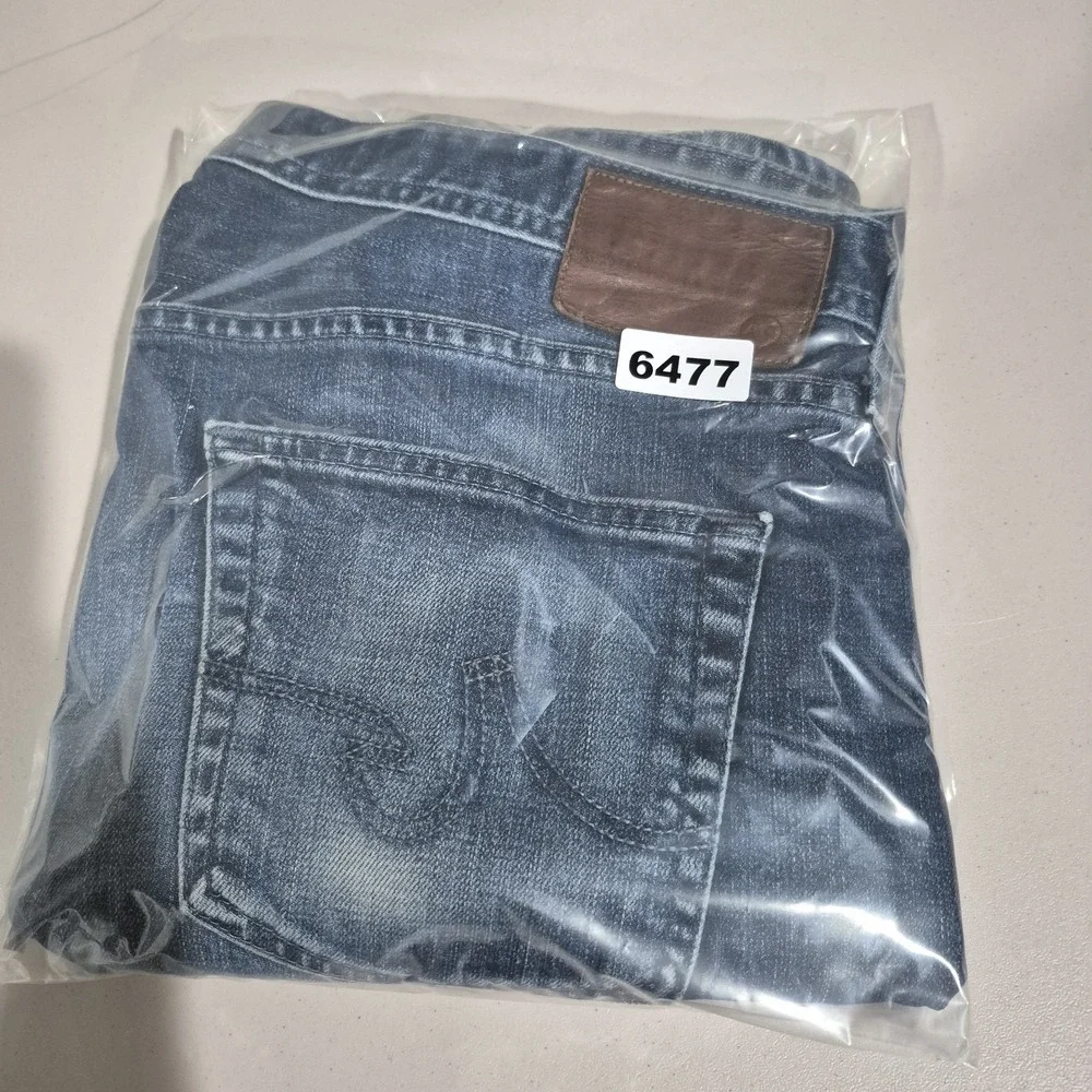 AG Adriano Goldschmeid Jeans Mens 38x29 The Protege Straight Leg Stretch *Hemmed